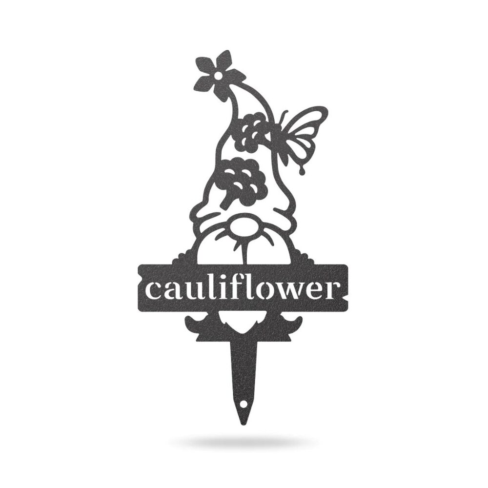 NEW Cauliflower Garden Gnome Stake!